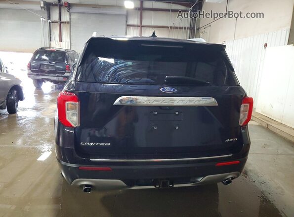 1FMSK8FHXMGA45423 2021 FORD EXPLORER Black უკანა ხედი