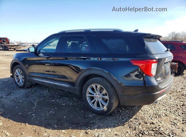 1FMSK8FHXMGB03630 2021 FORD EXPLORER Black უკანა მარცხენა