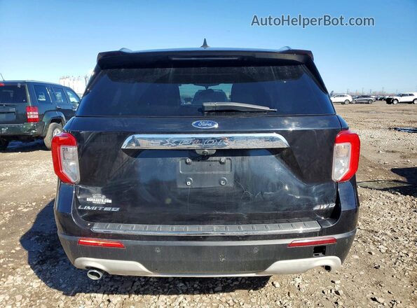 1FMSK8FHXMGB03630 2021 FORD EXPLORER Black უკანა ხედი