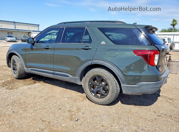 1FMSK8JH2PGB49335 2023 FORD EXPLORER Зеленый Задняя левая четверть