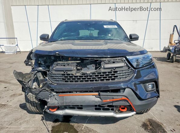 1FMSK8JH6MGC09600 2021 FORD EXPLORER Black Вид спереду