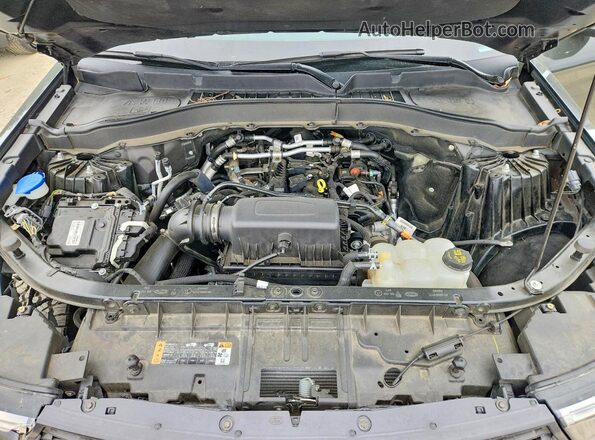 1FMSK8JH6MGC42970 2021 FORD FORD EXPLORER Зеленый Вид подкапотного пространства