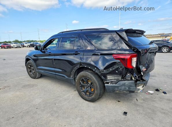1FMSK8JH9NGC45363 2022 FORD EXPLORER Черный Задняя левая четверть