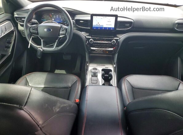 1FMSK8KH7NGA65961 2022 FORD EXPLORER Серый Вид панели приборов