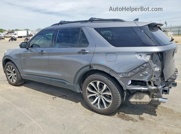 1FMSK8KH7NGA65961 2022 FORD EXPLORER Серый Задняя левая четверть
