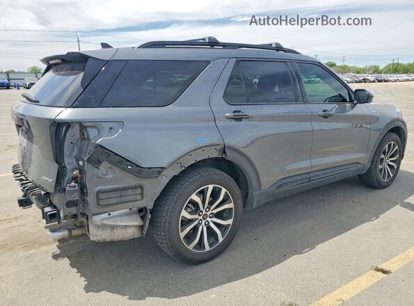 1FMSK8KH7NGA65961 2022 FORD EXPLORER Серый Задняя правая четверть
