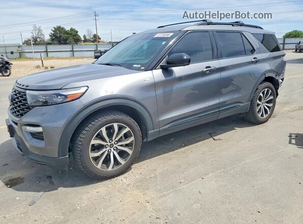1FMSK8KH7NGA65961 2022 FORD EXPLORER Серый Передняя левая четверть