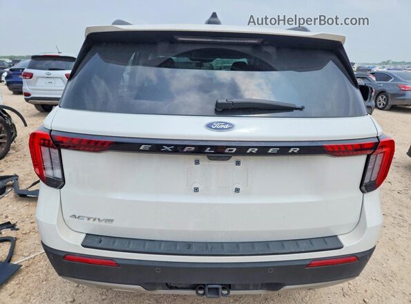 1FMUK7DH0SGA48446 2025 FORD EXPLORER Белый Вид сзади