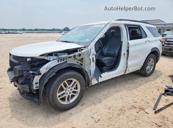 1FMUK7DH0SGA48446 2025 FORD EXPLORER Белый Передняя левая четверть