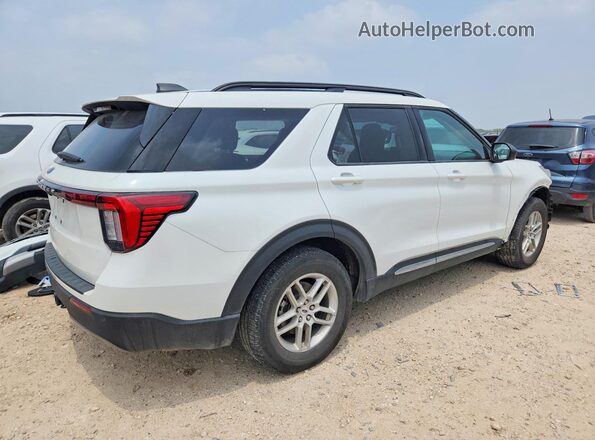 1FMUK7DH0SGA48446 2025 FORD EXPLORER Белый Задняя правая четверть