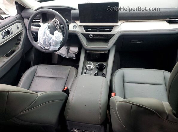 1FMUK7DH2SGC38894 2025 FORD EXPLORER Black წინა პანელის ხედი