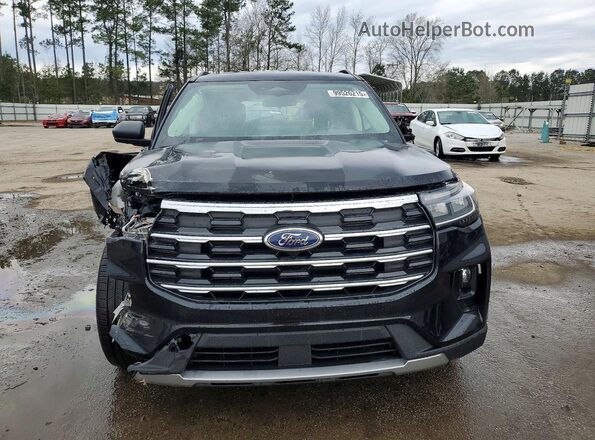 1FMUK7DH2SGC38894 2025 FORD EXPLORER Black ძრავის განყოფილების ხედი