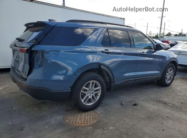 1FMUK7DH6TGA05151 2026 FORD EXPLORER Синий Задняя правая четверть