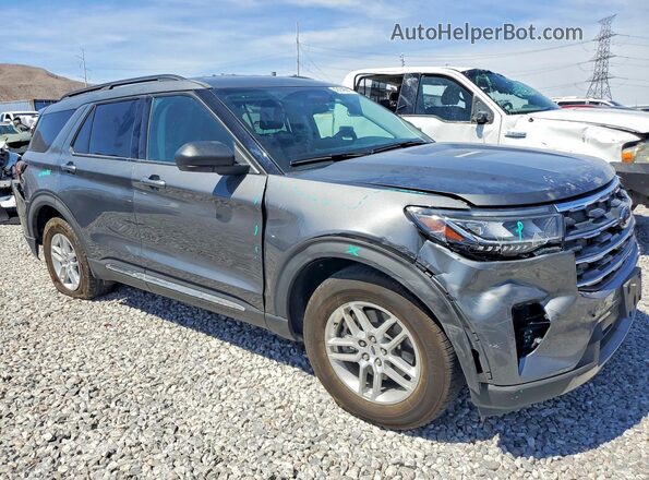 1FMUK7DHXSGC39288 2025 FORD EXPLORER Серый Передняя правая четверть