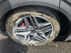 2026 Ford Explorer St-line Gray vin: 1FMUK7KH7TGA56502 Damage: Right Rear Wheel, Broken, Replacement Required