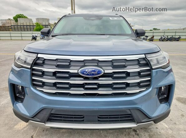 1FMUK8DH3SGC63017 2025 FORD EXPLORER Синий Вид спереди