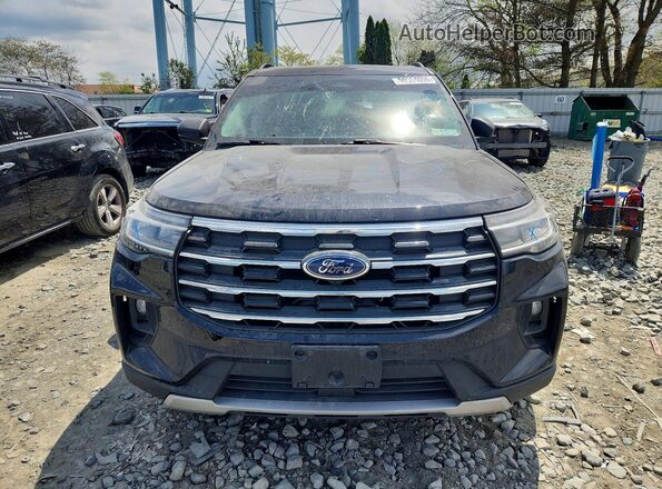 1FMUK8DHXSGA91844 2025 FORD EXPLORER Черный Вид спереди