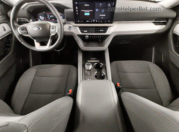 1FMUK8DHXSGC08922 2025 FORD EXPLORER Серебряный Вид панели приборов