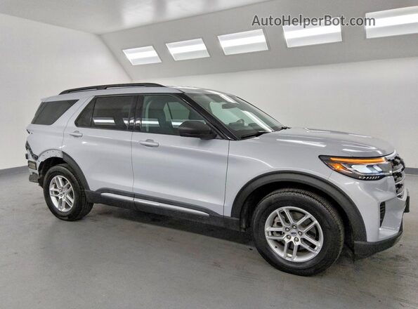 1FMUK8DHXSGC08922 2025 FORD EXPLORER Серебряный Передняя правая четверть