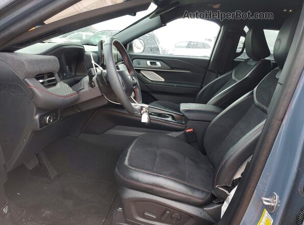 1FMWK8GC5SGC16581 2025 FORD EXPLORER Синий Вид салона спереди