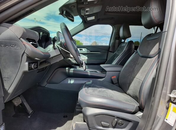 1FMWK8GC5SGC92740 2025 FORD EXPLORER Серый Вид салона спереди