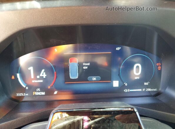 1FMWK8GC6SGC99423 2025 FORD EXPLORER Gray ხელსაწყოთა პანელის ხედი
