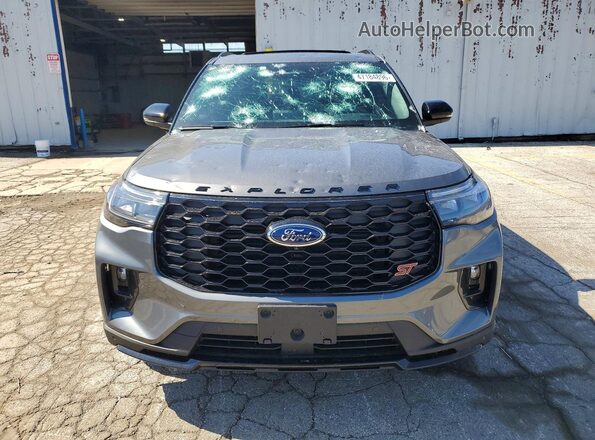 1FMWK8GC6SGC99423 2025 FORD EXPLORER Gray წინა ხედი