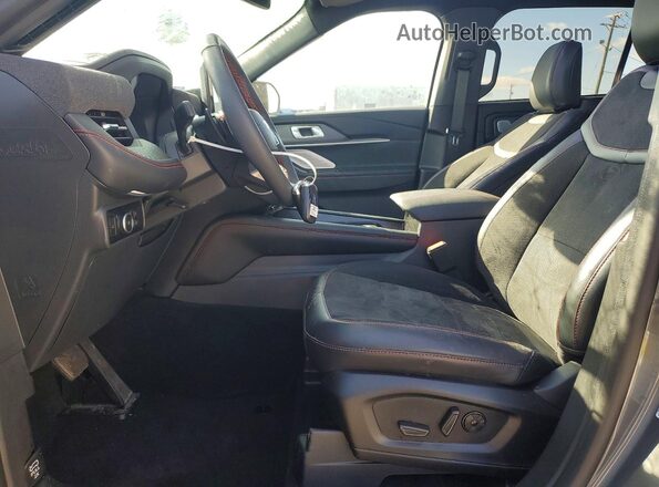 1FMWK8GC6SGC99423 2025 FORD EXPLORER Gray წინა სალონის ხედი