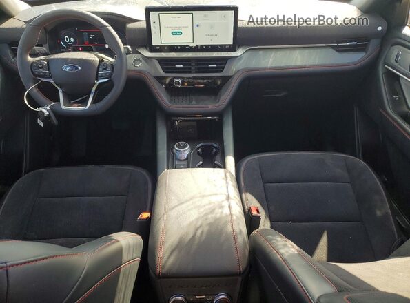 1FMWK8GC6SGC99423 2025 FORD EXPLORER Gray წინა პანელის ხედი