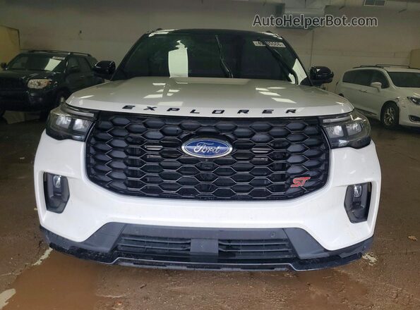 1FMWK8GC7SGA23610 2025 FORD EXPLORER Белый Вид спереди