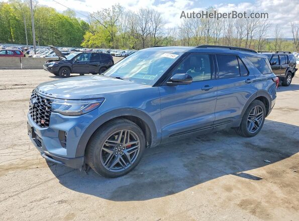 1FMWK8GC9SGC52645 2025 FORD EXPLORER Gray Vista tres cuartos delantera izquierda