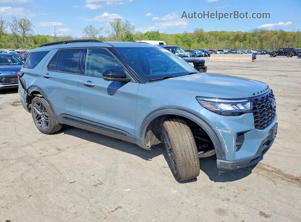 1FMWK8GC9SGC52645 2025 FORD EXPLORER Gray Delantero derecho