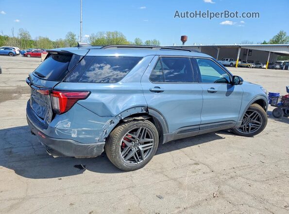 1FMWK8GC9SGC52645 2025 FORD EXPLORER Gray Trasero derecho