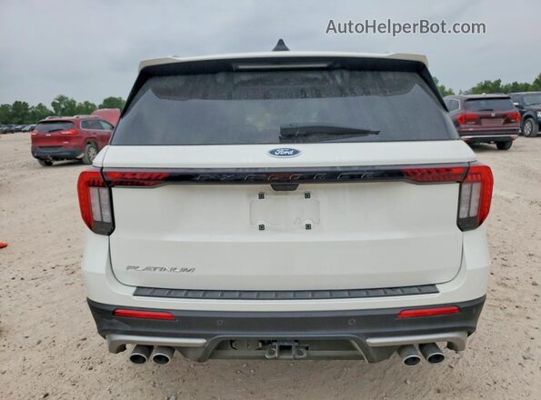 1FMWK8HC0SGA06422 2025 FORD EXPLORER White Widok z tyłu