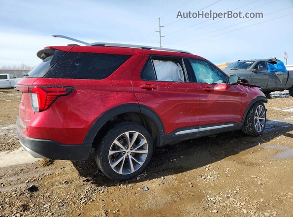 1FMWK8HC6SGA26254 2025 FORD EXPLORER Бордовый Задняя правая четверть