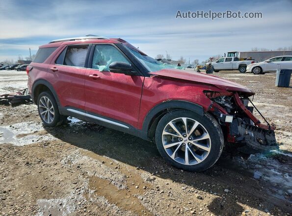 1FMWK8HC6SGA26254 2025 FORD EXPLORER Бордовый Передняя правая четверть