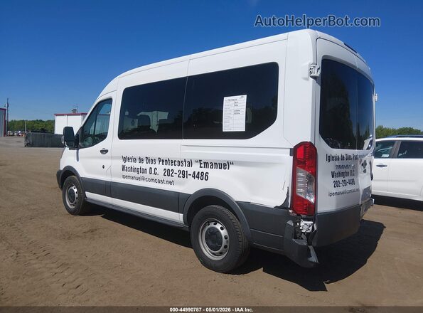 1FMZK1CM6HKA39046 2017 FORD TRANSIT-150 Белый Задняя левая четверть