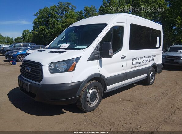 1FMZK1CM6HKA39046 2017 FORD TRANSIT-150 Белый Передняя левая четверть