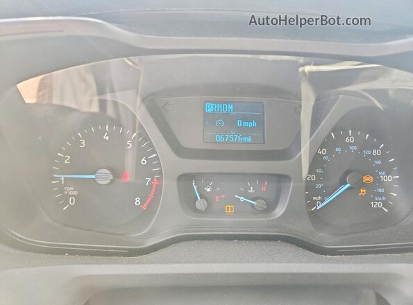1FMZK1ZM8HKB57512 2017 FORD TRANSIT Silver Widok zestawu wskaźników