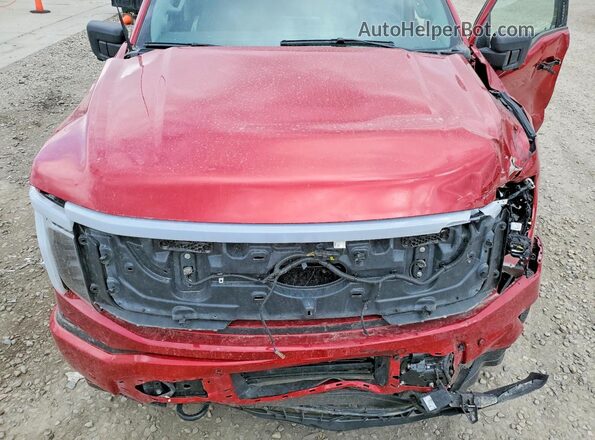 1FT6W3L79RWG07446 2024 FORD F150 Красный Вид задней части салона