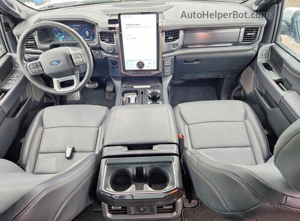 1FT6W5L72SWG14286 2025 FORD F150 White Dashboard view