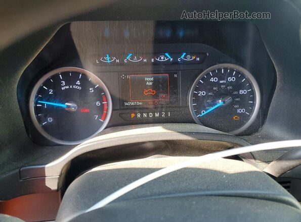 1FT7W2B62LED05873 2020 FORD F250 Gray Вид щитка приладів