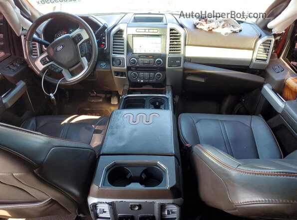1FT7W2B63HED83098 2017 FORD F250 Коричневый Вид панели приборов
