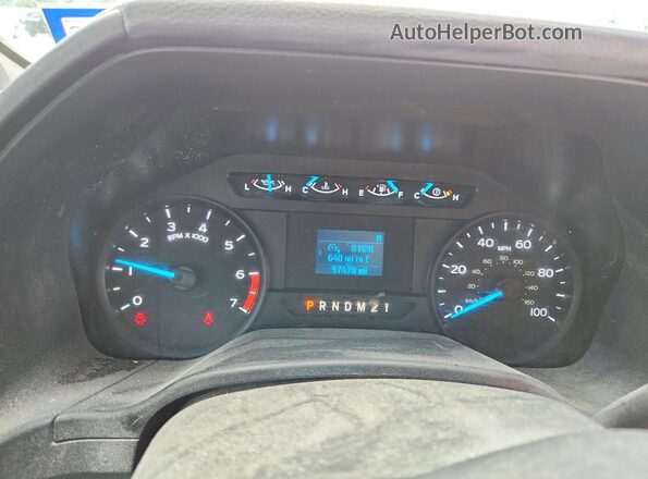 1FT7W2B63MEE13419 2021 FORD F250 Белый Вид щитка приборов