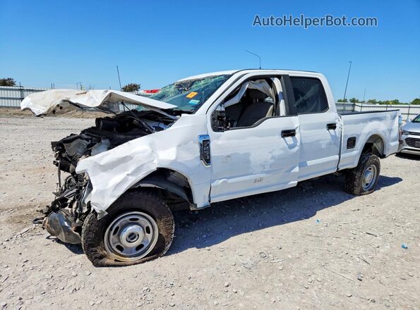 1FT7W2B63NEE25152 2022 FORD F250 White წინა მარცხენა ხედი სამი მეოთხედიდან