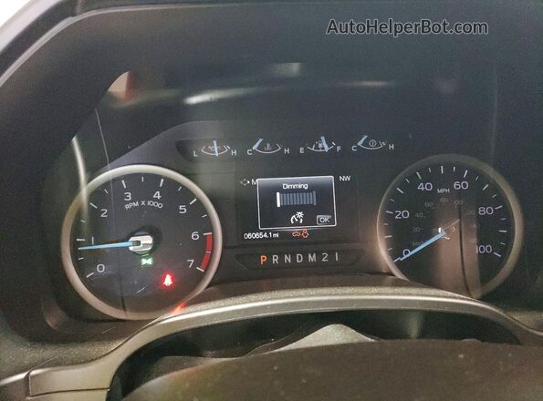 1FT7W2B64KEE65669 2019 FORD F250 Black Widok zestawu wskaźników