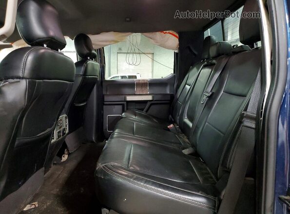 1FT7W2B67HED26662 2017 FORD F250 Blue Vista de los asientos traseros