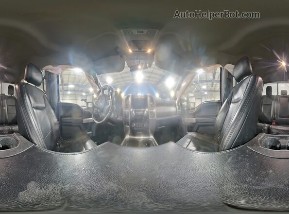 1FT7W2B67HED26662 2017 FORD F250 Blue Vista interior de 360 grados