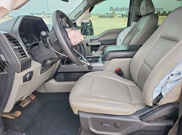 1FT7W2B67MEE13908 2021 FORD F250 Silver Vista interior delantera
