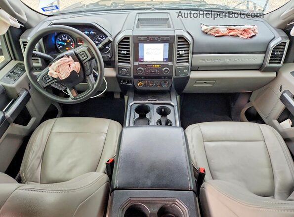 1FT7W2B67MEE13908 2021 FORD F250 Silver Vista del salpicadero